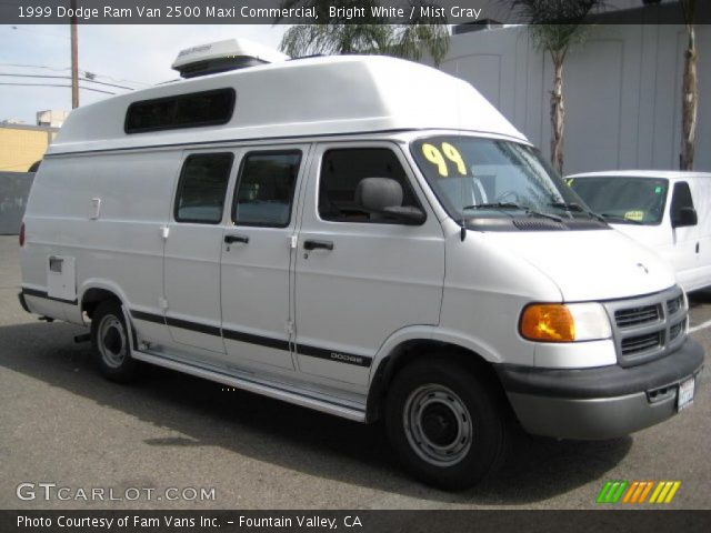 1999 Dodge Ram Van 2500 Maxi Commercial in Bright White