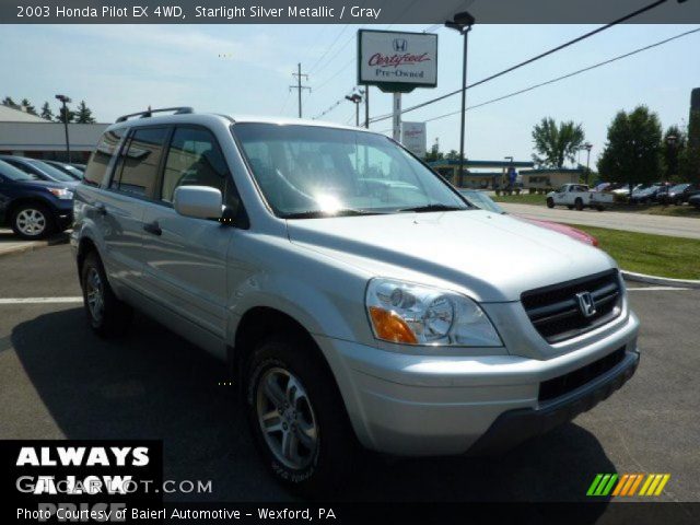 2003 Honda Pilot EX 4WD in Starlight Silver Metallic