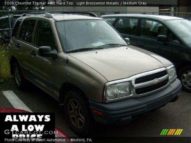 2003 Chevrolet Tracker 4WD Hard Top in Light Bronzemist Metallic