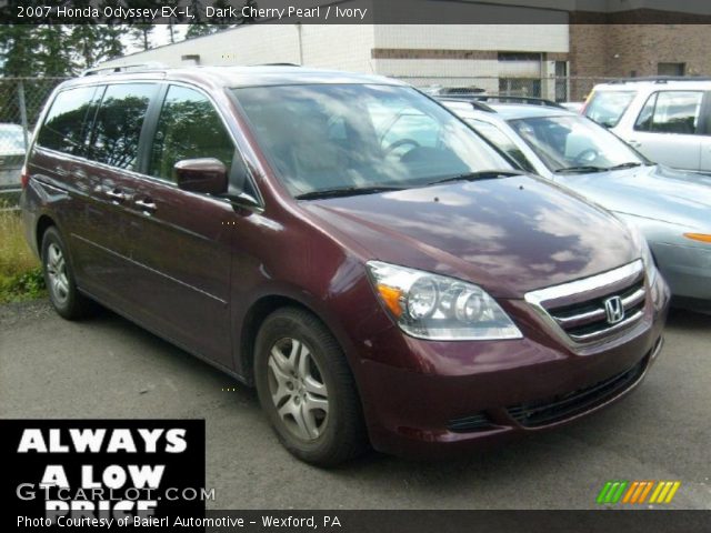 2007 Honda Odyssey EX-L in Dark Cherry Pearl