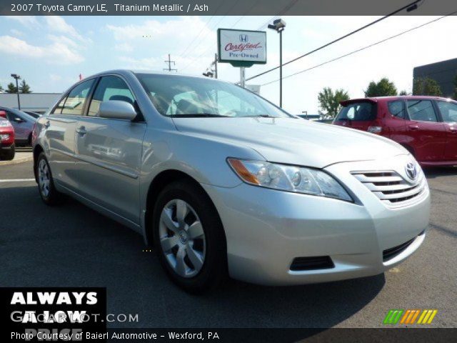 2007 Toyota Camry LE in Titanium Metallic