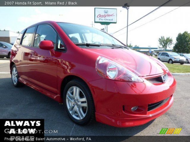 2007 Honda Fit Sport in Milano Red