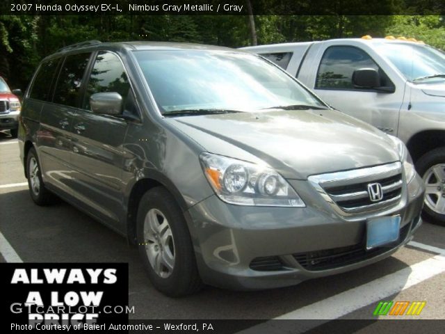2007 Honda Odyssey EX-L in Nimbus Gray Metallic