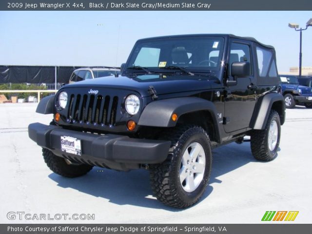 2009 Jeep Wrangler X 4x4 in Black