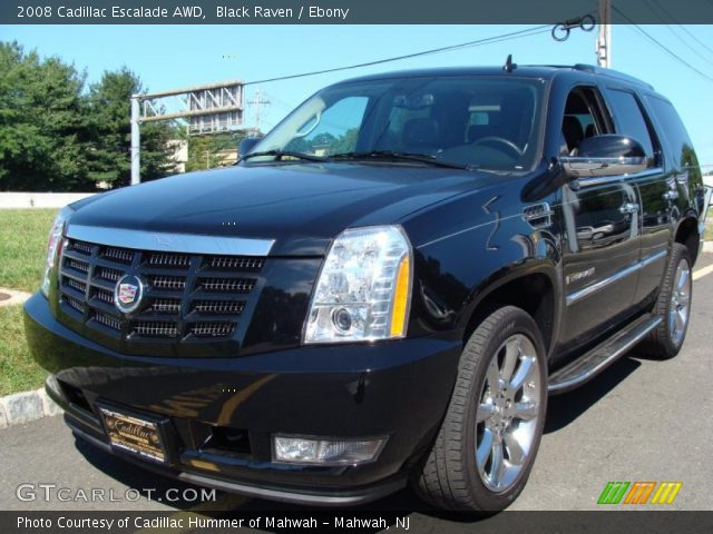 2008 Cadillac Escalade AWD in Black Raven