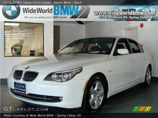 2008 BMW 5 Series 535xi Sedan in Alpine White