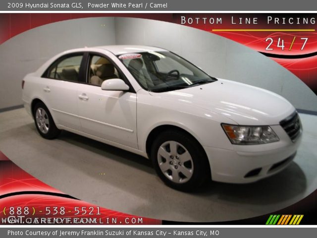 2009 Hyundai Sonata GLS in Powder White Pearl