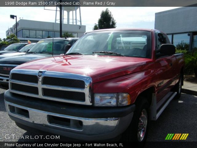1998 Dodge Ram 1500 ST Extended Cab in Flame Red