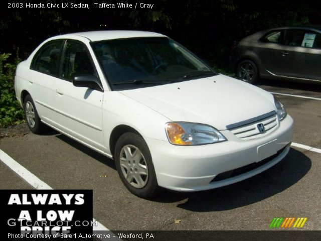 2003 Honda Civic LX Sedan in Taffeta White