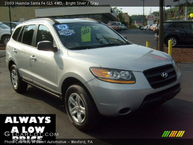 2009 Hyundai Santa Fe GLS 4WD in Bright Silver
