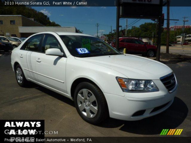 2010 Hyundai Sonata GLS in Pearl White