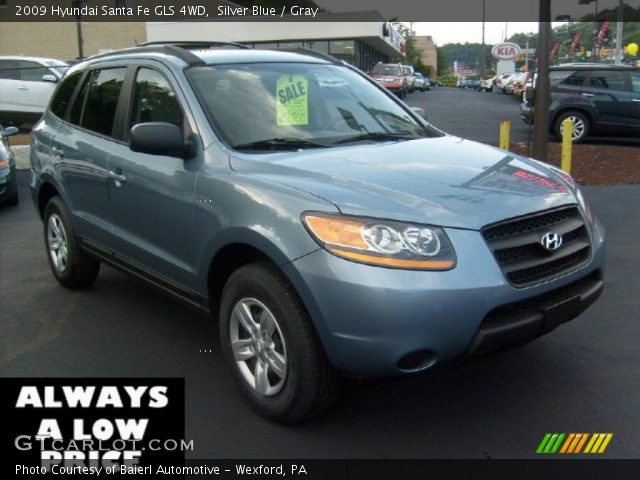 2009 Hyundai Santa Fe GLS 4WD in Silver Blue