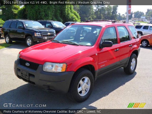 2001 Ford Escape XLS V6 4WD in Bright Red Metallic
