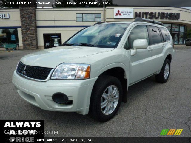 2010 Mitsubishi Endeavor LS AWD in Dover White Pearl