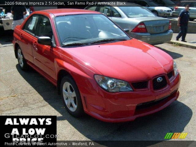 2006 Subaru Impreza 2.5i Sedan in San Remo Red