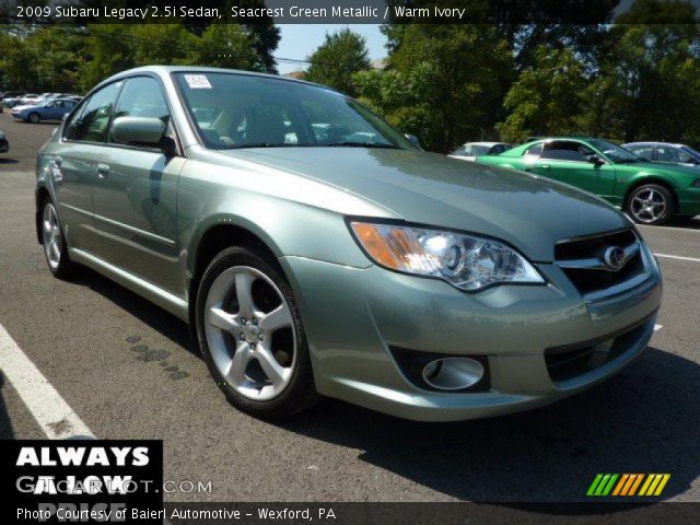 2009 Subaru Legacy 2.5i Sedan in Seacrest Green Metallic