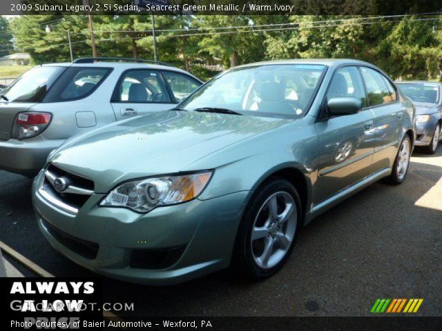 2009 Subaru Legacy 2.5i Sedan in Seacrest Green Metallic