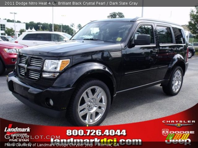 2011 Dodge Nitro Heat 4.0 in Brilliant Black Crystal Pearl