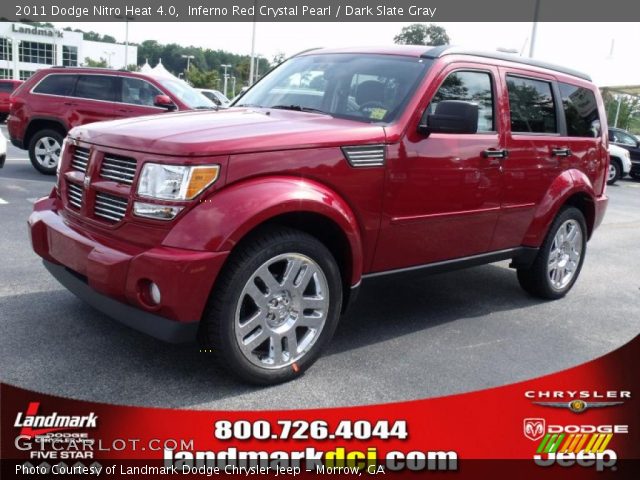 2011 Dodge Nitro Heat 4.0 in Inferno Red Crystal Pearl