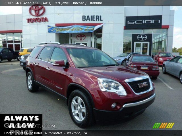 2007 GMC Acadia SLT AWD in Red Jewel Tintcoat