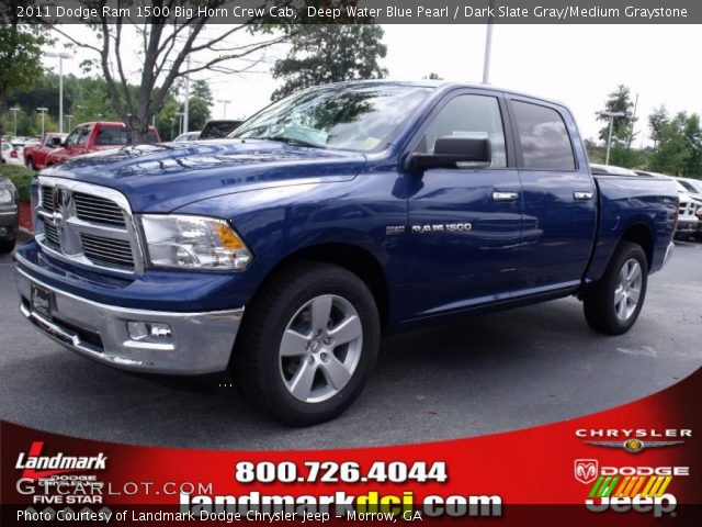 2011 Dodge Ram 1500 Big Horn Crew Cab in Deep Water Blue Pearl
