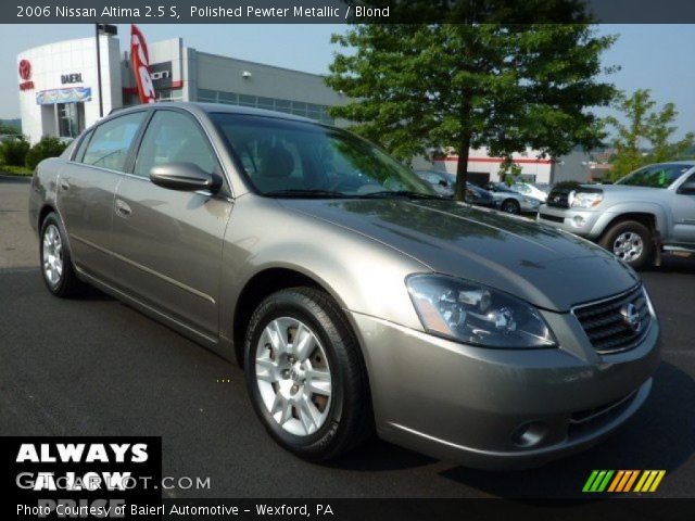 2006 Nissan Altima 2.5 S in Polished Pewter Metallic