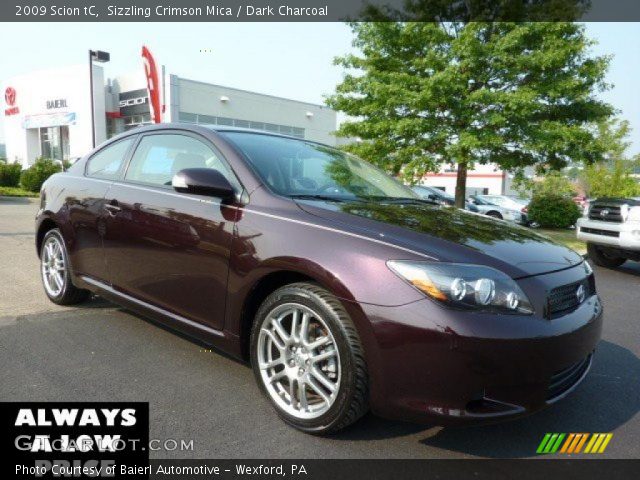 2009 Scion tC  in Sizzling Crimson Mica