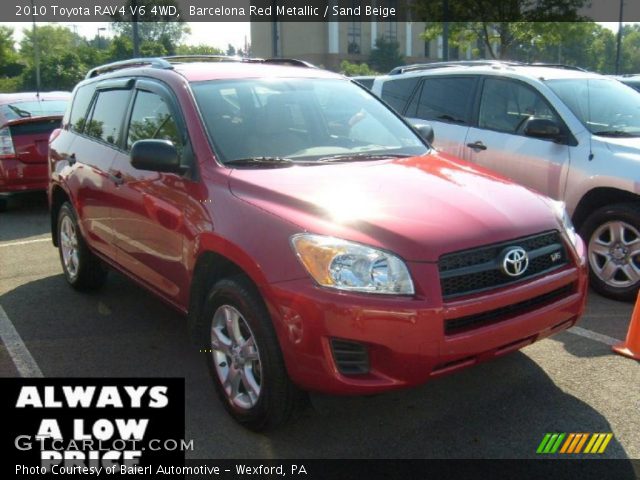 2010 Toyota RAV4 V6 4WD in Barcelona Red Metallic