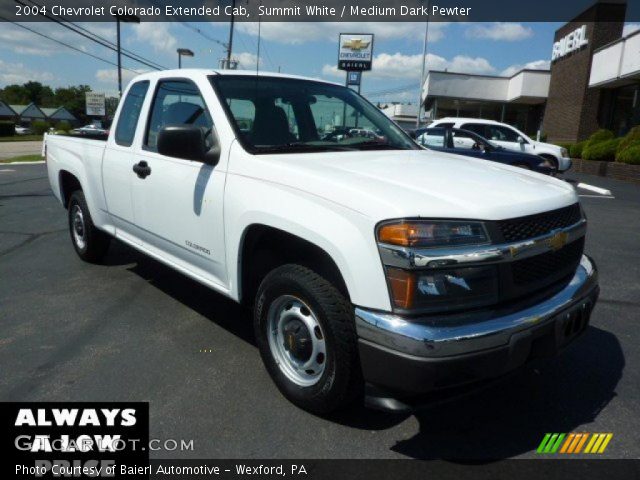 2004 Chevrolet Colorado Extended Cab in Summit White