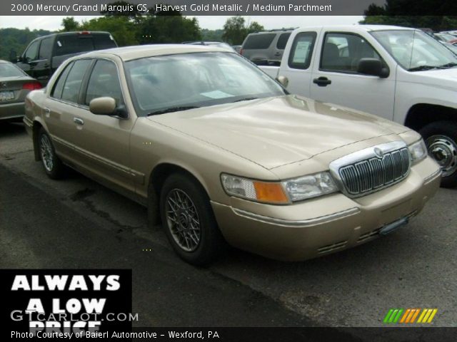 2000 Mercury Grand Marquis GS in Harvest Gold Metallic