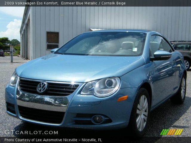 2009 Volkswagen Eos Komfort in Eismeer Blue Metallic