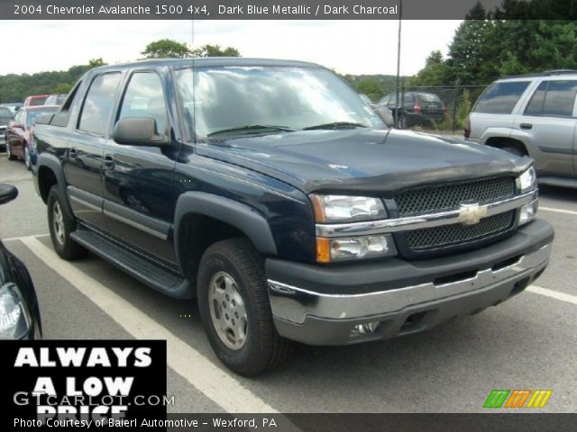 2004 Chevrolet Avalanche 1500 4x4 in Dark Blue Metallic