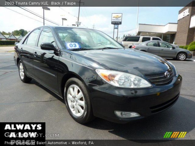 2003 Toyota Camry XLE in Black