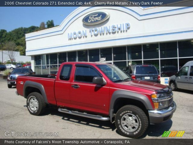 2006 Chevrolet Colorado Z71 Extended Cab 4x4 in Cherry Red Metallic