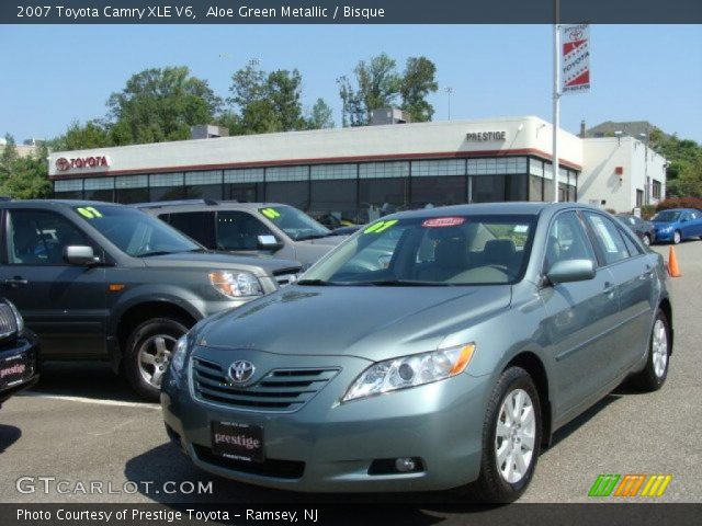 2007 Toyota Camry XLE V6 in Aloe Green Metallic