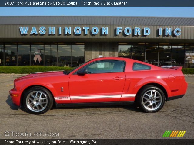 2007 Ford Mustang Shelby GT500 Coupe in Torch Red