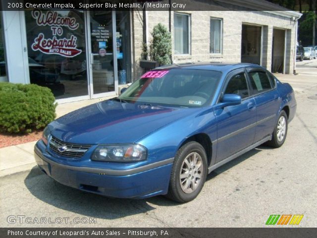 2003 Chevrolet Impala  in Superior Blue Metallic