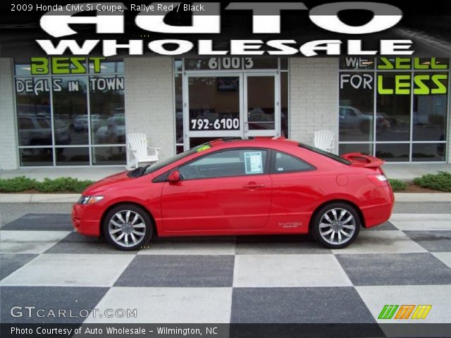 2009 Honda Civic Si Coupe in Rallye Red