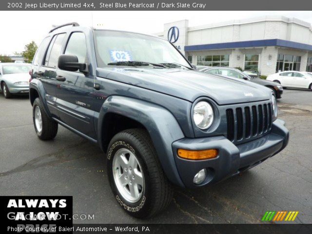 2002 Jeep Liberty Limited 4x4 in Steel Blue Pearlcoat