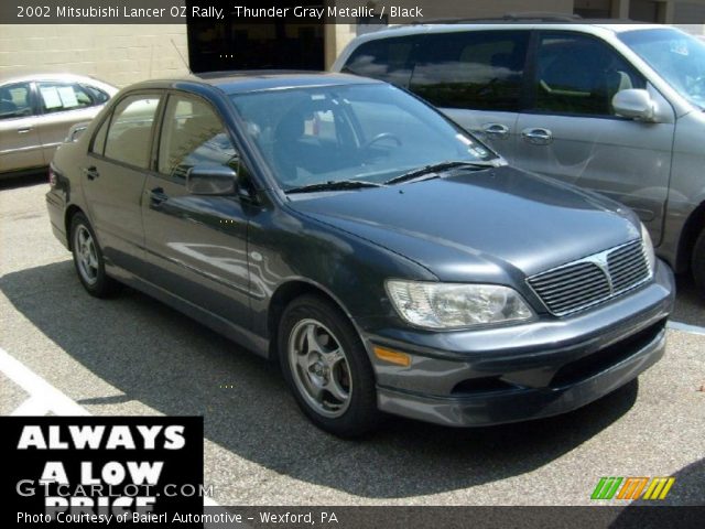 2002 Mitsubishi Lancer OZ Rally in Thunder Gray Metallic