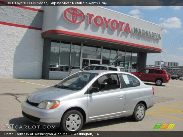 2001 Toyota ECHO Sedan in Alpine Silver Metallic