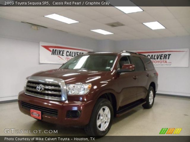 2009 Toyota Sequoia SR5 in Cassis Red Pearl