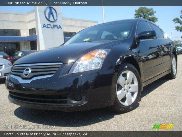 2008 Nissan Altima 2.5 S in Super Black