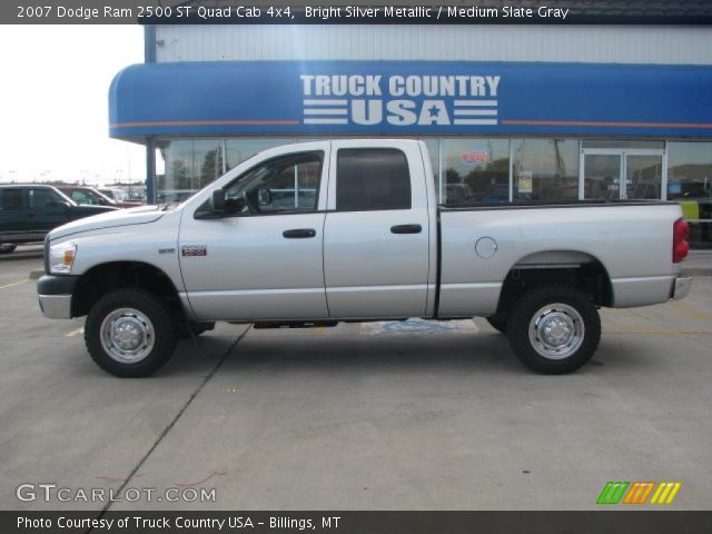 2007 Dodge Ram 2500 ST Quad Cab 4x4 in Bright Silver Metallic