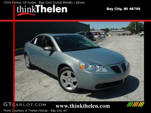 2009 Pontiac G6 Sedan in Blue Gold Crystal Metallic