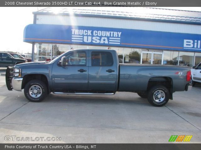 2008 Chevrolet Silverado 3500HD LT Crew Cab 4x4 in Blue Granite Metallic