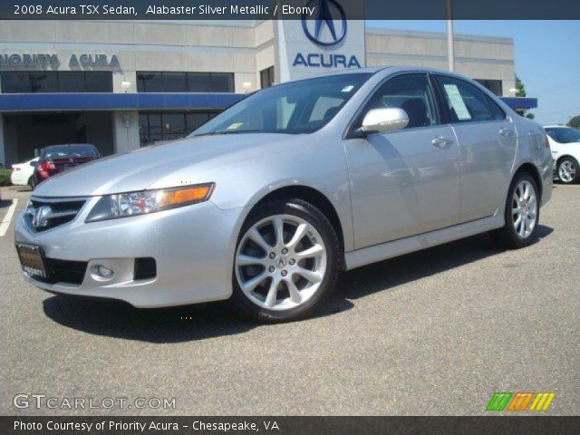 2008 Acura TSX Sedan in Alabaster Silver Metallic