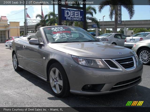 2008 Saab 9-3 2.0T Convertible in Steel Gray Metallic