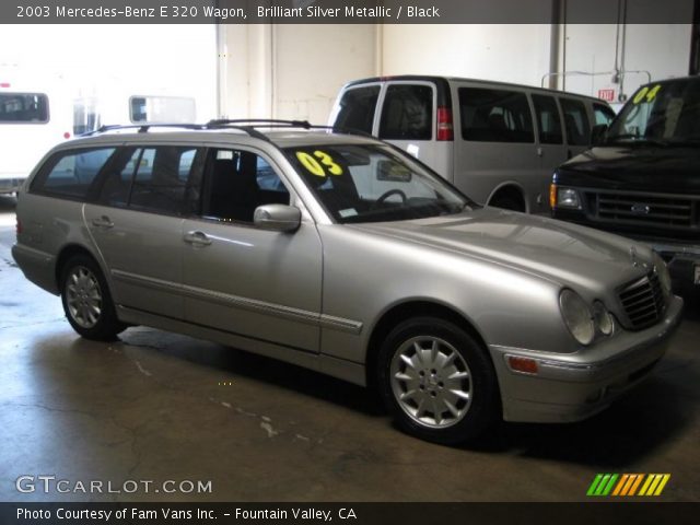 2003 Mercedes-Benz E 320 Wagon in Brilliant Silver Metallic