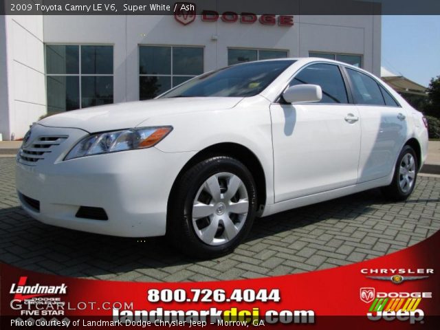 2009 Toyota Camry LE V6 in Super White